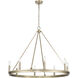 Carruth 8 Light 36 inch Modern Gold Chandelier Ceiling Light
